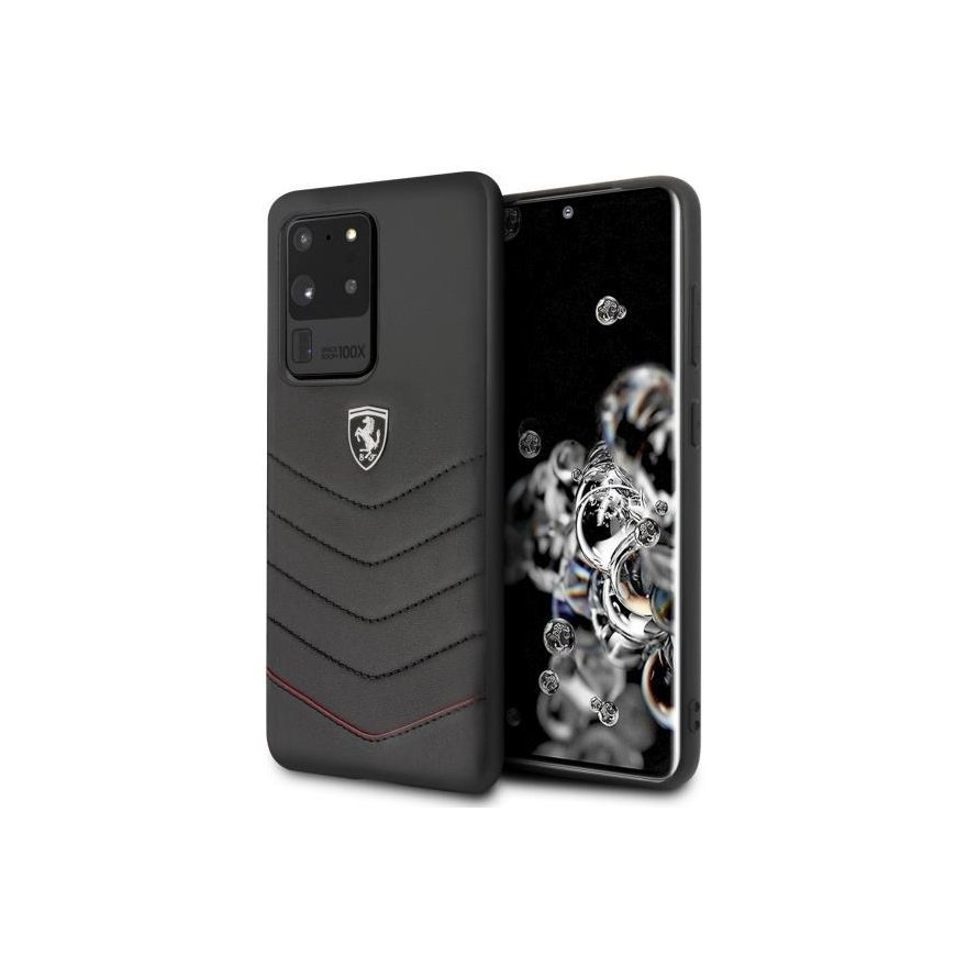 Case Ferrari Hardcase FEHQUHCS69BK S20 Ultra G988 black/black heritage