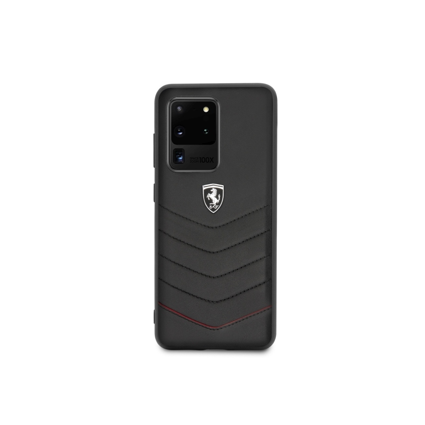 Case Ferrari Hardcase FEHQUHCS69BK S20 Ultra G988 black/black heritage – 5
