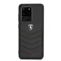 Dėklas Ferrari Hardcase FEHQUHCS69BK S20 Ultra G988 juoda/juoda paveldas Dėklas Ferrari Hardcase FEHQUHCS69BK S20 Ultra G988 juoda/juoda paveldas
