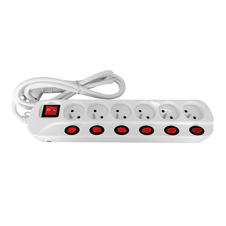 Orno Power strip "Multiswitch", 6