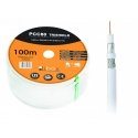 Libox Kabel koncentryczny PCC80 100m koaksiaalkaabel RG-6/U Valge Libox Kabel koncentryczny PCC80 100m koaksiaalkaabel RG-6/U Valge