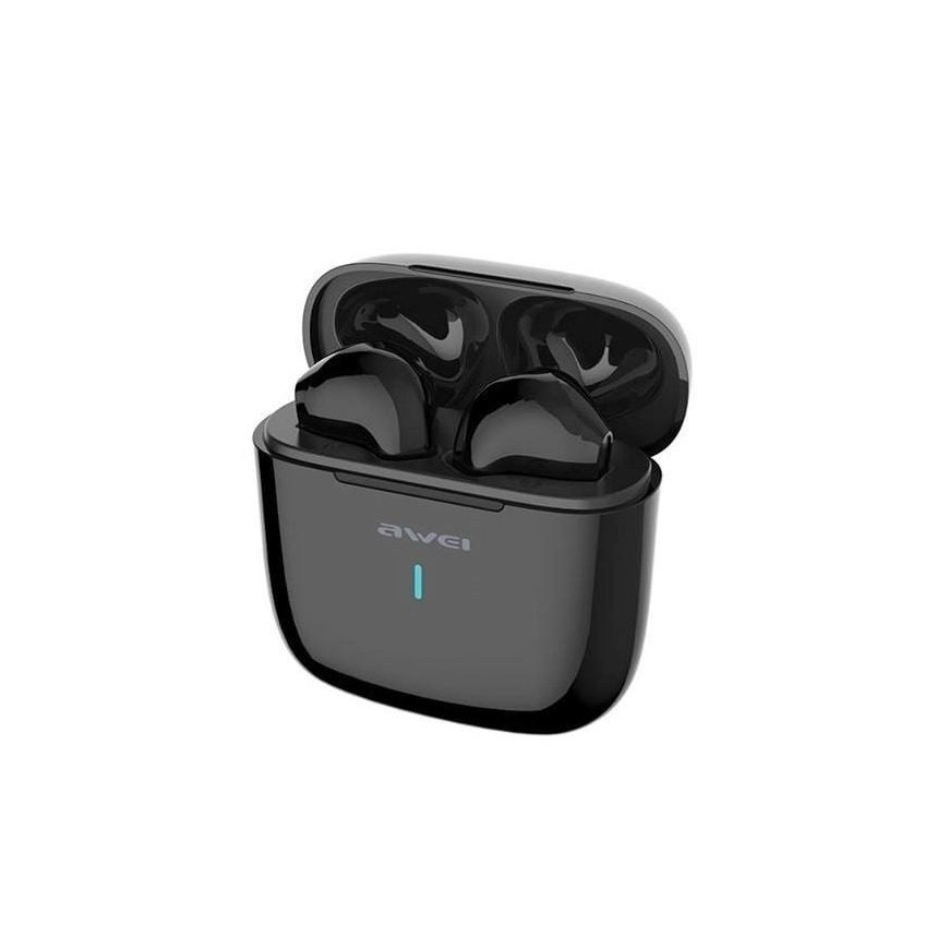 Awei Bluetooth 5.0 T26 TWS ausinės + prijungimo stotelė juoda – 2