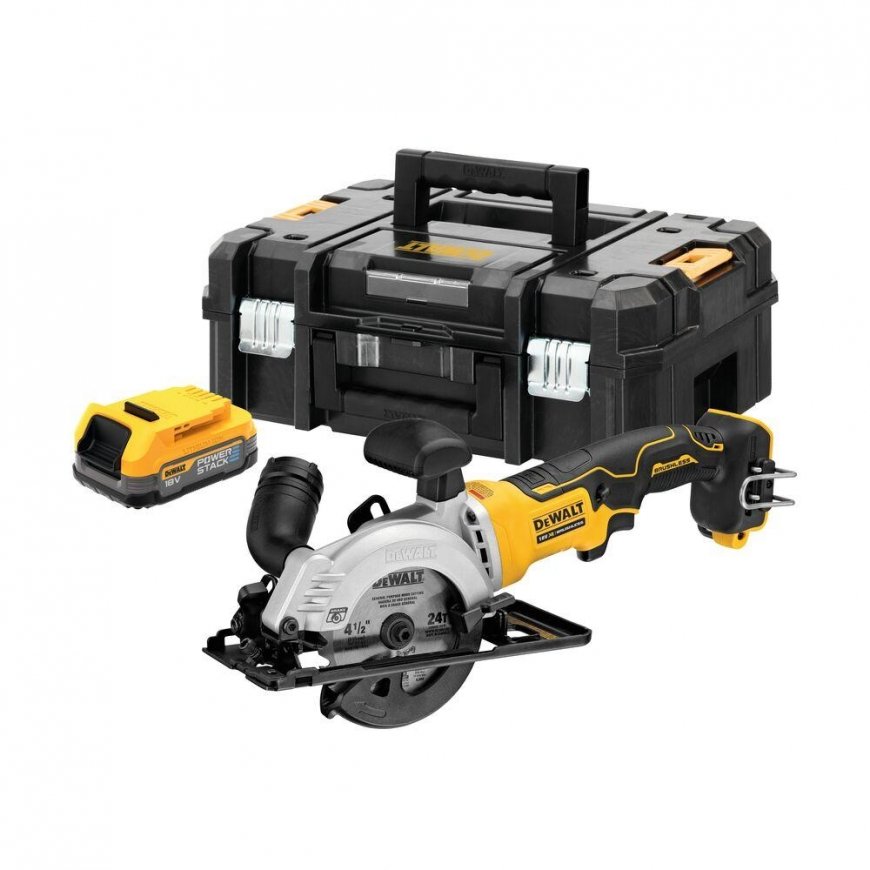 DeWalt circular saw DCS571E1T 115 mm