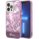 Dėklas Guess Porcelain Collection do iPhone 14 Pro Max (fuksja) Dėklas Guess Porcelain Collection do iPhone 14 Pro Max (fuksja)