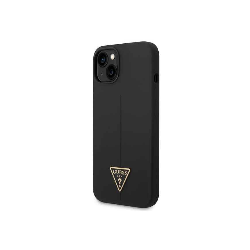 Guess Silicone Triangle Logo for iPhone 14 Plus (black) – 2