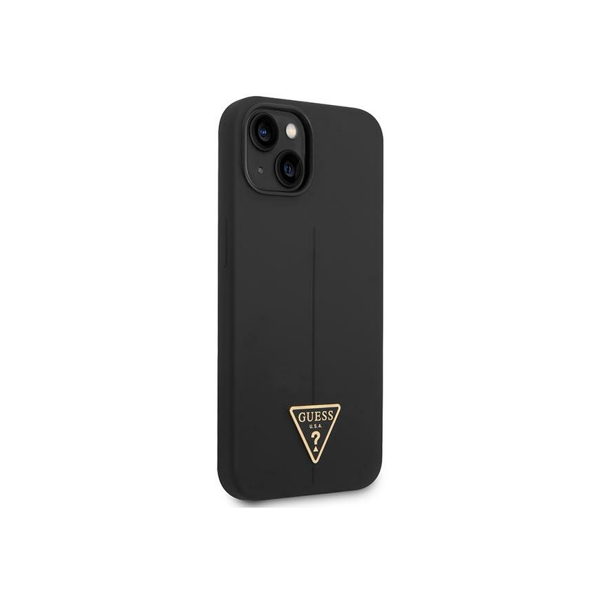 Guess Silicone Triangle Logo for iPhone 14 Plus (black) – 4