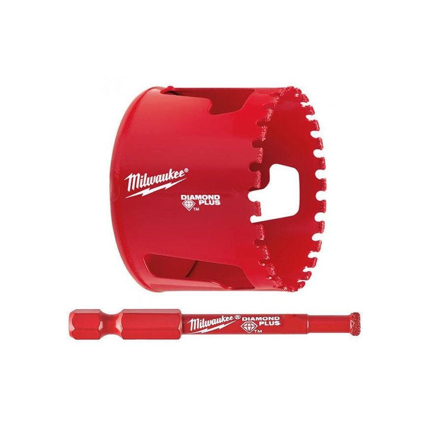 Milwaukee Accessories Deimantinė gręžimo karūna MILWAUKEE Diamond Plus™ 12mm