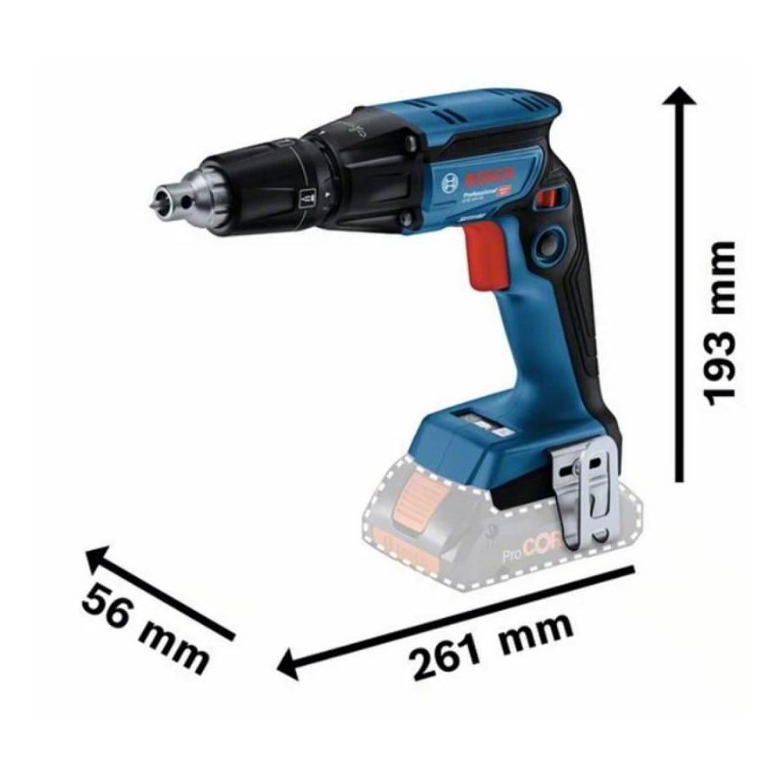 Juostinis suktuvas BOSCH GTB 18V-45 su priedais – 2