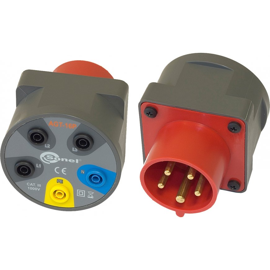 Sonel trifazio lizdo adapteris 16A (WAADAAGT16P)