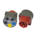 Sonel trifazio lizdo adapteris 16A (WAADAAGT16P) Sonel trifazio lizdo adapteris 16A (WAADAAGT16P)