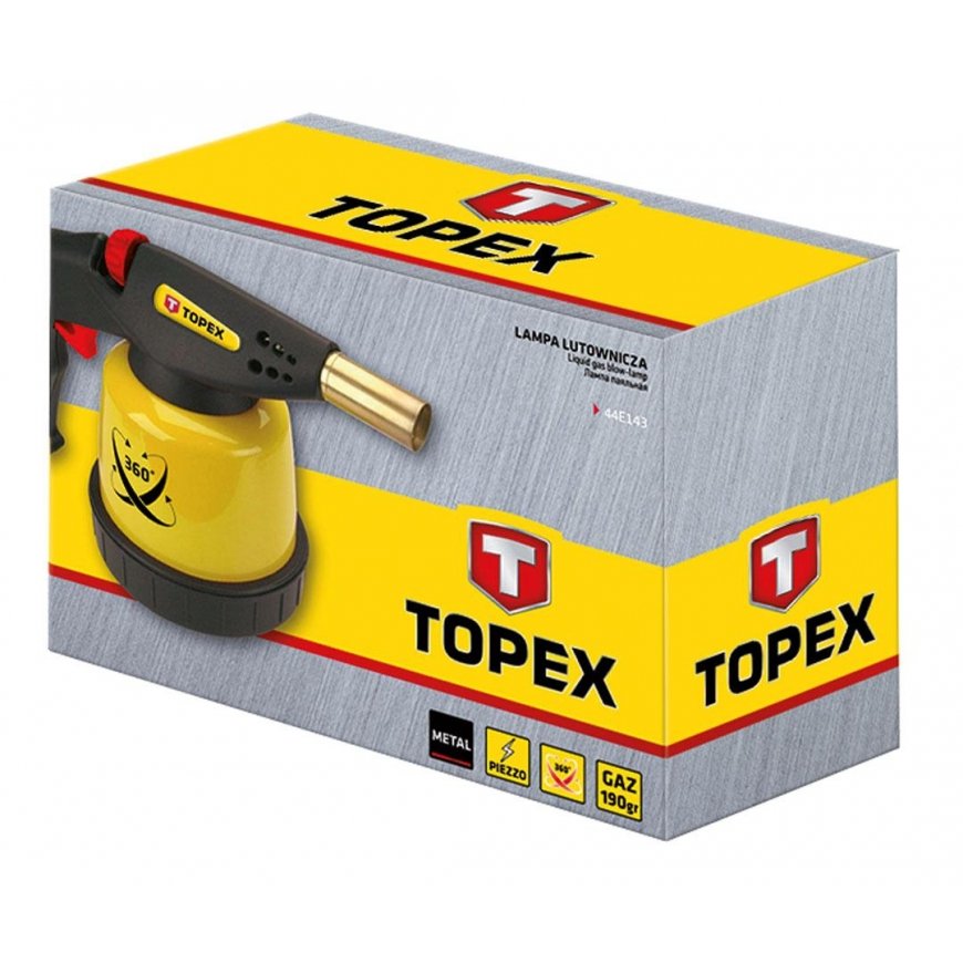 Topex Gas blower 190g for cartridge lighter (44E143) – 3