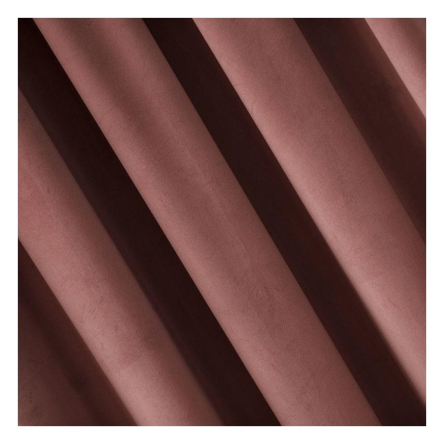 Eurofirany PIERRE CARDIN SIBEL Night curtain made of soft velvet, 260 g/m2, 140X270 cm, band / tunnel / hooks, color: pink – 4