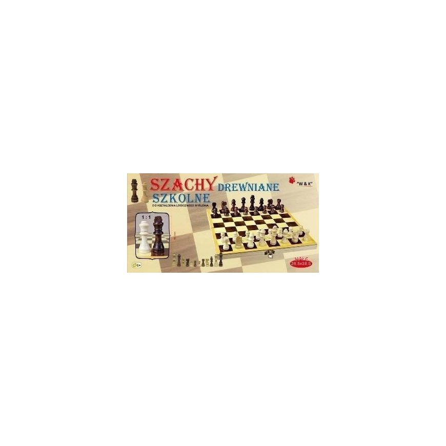 W&K Small Wooden School Chess – 2
