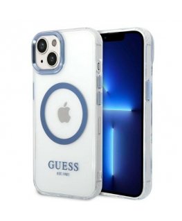 Guess Metal Outline Magsafe do iPhone 14 Plus (permatomos)