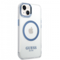 Guess Metal Outline Magsafe for iPhone 14 Plus (transparent)