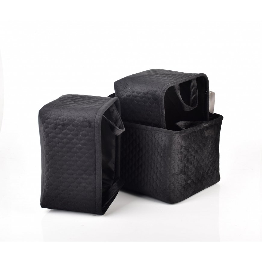 Mondex SARA Black 3 - their basket set for storing small items – 2