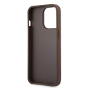 Case GUHCP13X4GMGBR Guess PU 4G Metal Logo Case for iPhone 13 Pro Max Brown