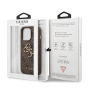 Dėklas GUHCP13X4GMGBR Guess PU 4G Metal Logo Case for iPhone 13 Pro Max Brown Dėklas GUHCP13X4GMGBR Guess PU 4G Metal Logo Case for iPhone 13 Pro Max Brown