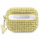 Guess etui do AirPods Pro GUAPHDGTPD auksinis Rhinestone Triangle Charm Guess etui do AirPods Pro GUAPHDGTPD auksinis Rhinestone Triangle Charm