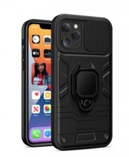 iLike Apple IPHONE 14 PRO MAX RING LENS CASE Black