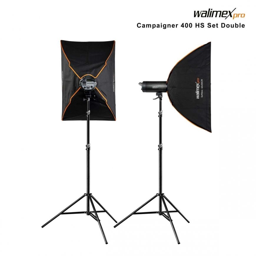 walimex pro Campaigner 400 HS Set Double – 2