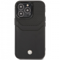 Dėklas BMW BMHCP14X22RSEPK iPhone 14 Pro Max 6,7" juoda/juodas Leather Card Slot Dėklas BMW BMHCP14X22RSEPK iPhone 14 Pro Max 6,7" juoda/juodas Leather Card Slot