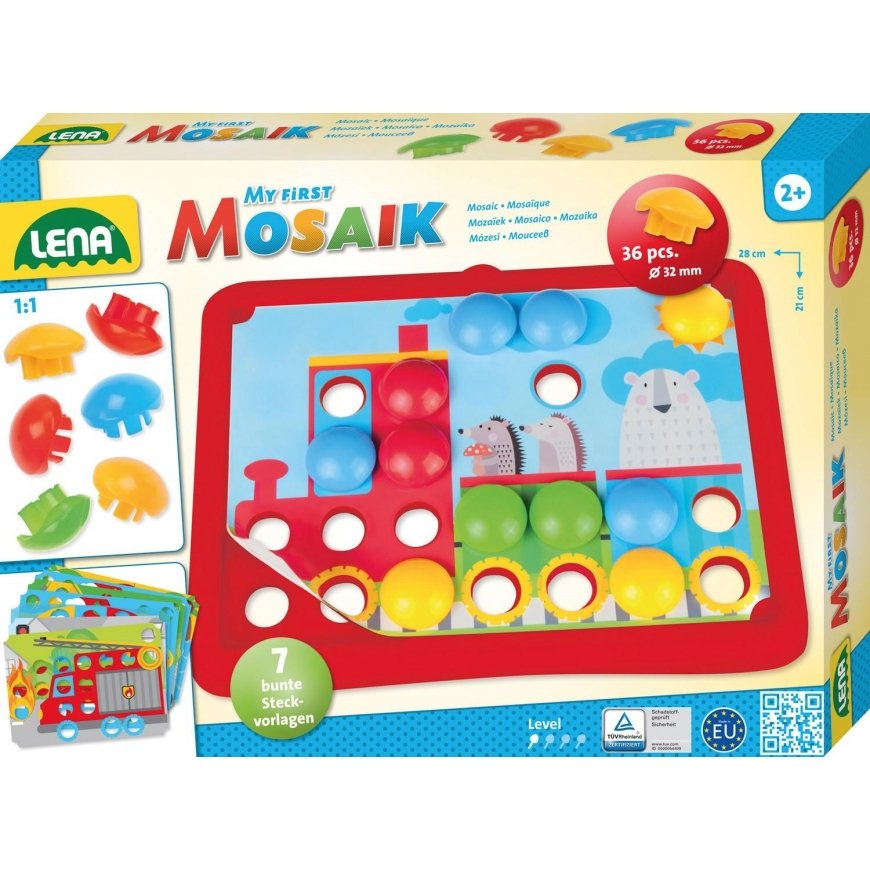 Dėlionė Lena Pirmoji mano transporto priemonių mozaika – 5