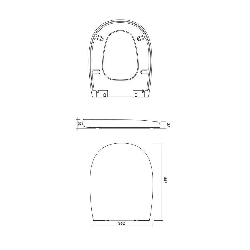 Cersanit Arteco tualeto sėdynė (K667-001) – 2