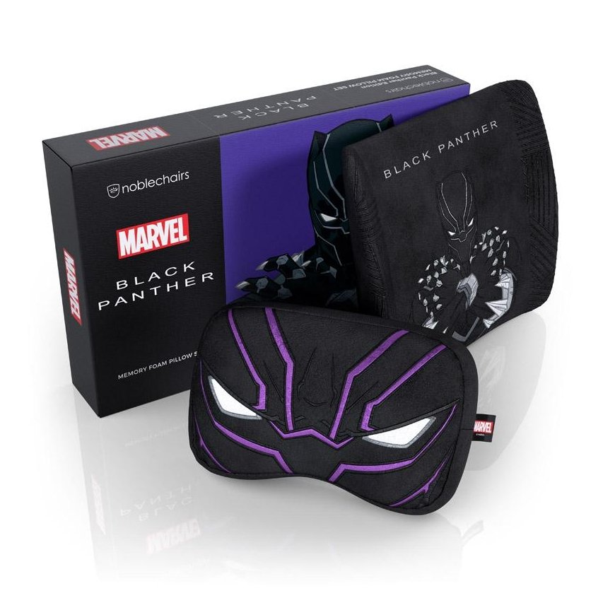 Noblechairs Memory Foam Cushion-Set - Black Panther Edition