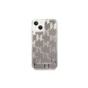 Dėklas Karl Lagerfeld KLHCP14SLMNMS iPhone 14 6,1 colio kieto korpuso sidabro / sidabro skysto blizgesio monograma Dėklas Karl Lagerfeld KLHCP14SLMNMS iPhone 14 6,1 colio kieto korpuso sidabro / sidabro skysto blizgesio monograma
