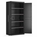 Keter high cabinet detroit, black, xl Keter high cabinet detroit, black, xl