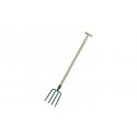 POLSKA Mega garden fork 125cm wooden handle T100 - 12281