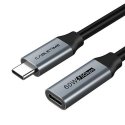 Cabletime Cable extension USB 3.0 Type-C (M) - USB Type-C (F), 5Gbps, 60W, 4K/60Hz, 0.5m Cabletime Cable extension USB 3.0 Type-C (M) - USB Type-C (F), 5Gbps, 60W, 4K/60Hz, 0.5m