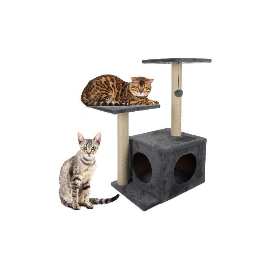 Cat tree 71cm gray purlov 21712