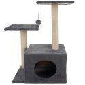 Cat tree 71cm gray purlov 21712 Cat tree 71cm gray purlov 21712
