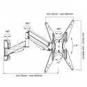 Laikiklis Mount wall skirta TV Maclean MC-784 (Rotary, Tilting, Wall, 32" - 55", max. 20kg) Laikiklis Mount wall skirta TV Maclean MC-784 (Rotary, Tilting, Wall, 32" - 55", max. 20kg)