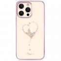 Kingxbar Wish Series case for iPhone 14 Plus is decorated with pink crystals Kingxbar Wish Series case for iPhone 14 Plus is decorated with pink crystals