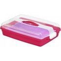 Curver Rectangular cake container red 172568