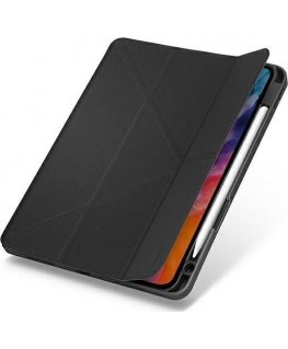 Planšetinio kompiuterio dėklas, skirtas Uniq UNIQ dėklui Transforma Rigor iPad Air 10.9 (2020) pilka / anglies pilka Antimikrobi