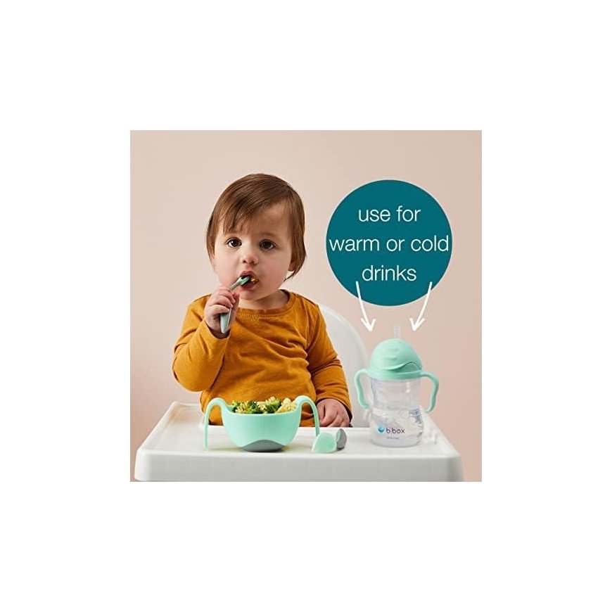 B.Box Innovative water bottle with straw Pistachio 6m+ B.Box – 5