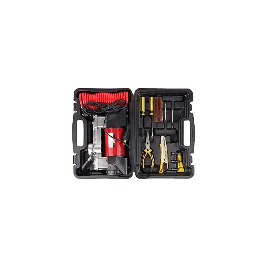 Amio Automobilinis kompresorius acomp-18 metalinis 2 cilindrai 12v hq – 4