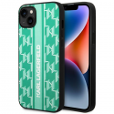 Karl Lagerfeld Karl Lagefeld case for iPhone 14 Plus 6.7" KLHCP14MPGKLSKN green hardcase Monogram Stripe Karl Lagerfeld Karl Lagefeld case for iPhone 14 Plus 6.7" KLHCP14MPGKLSKN green hardcase Monogram Stripe