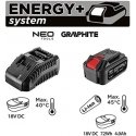 Graphite Graphite Set Energy+: 4 Ah battery with 58GE132 charger