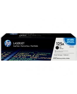 HP 125A, Упаковка 2шт, Оригинальные лазерные картриджи LaserJet, Черные