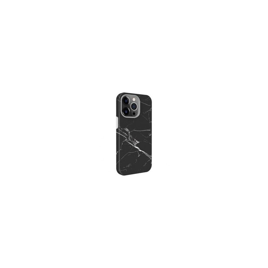 Evelatus Apple iPhone 14 Pro Max Premium Silicone case Customized Print Black