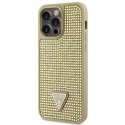 Guess Case for iPhone 14 Pro Max 6.7" GUHCP14XHDGTPD Gold Hard Case Rhinestone Triangle Guess Case for iPhone 14 Pro Max 6.7" GUHCP14XHDGTPD Gold Hard Case Rhinestone Triangle