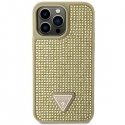 Guess Case for iPhone 14 Pro Max 6.7" GUHCP14XHDGTPD Gold Hard Case Rhinestone Triangle Guess Case for iPhone 14 Pro Max 6.7" GUHCP14XHDGTPD Gold Hard Case Rhinestone Triangle