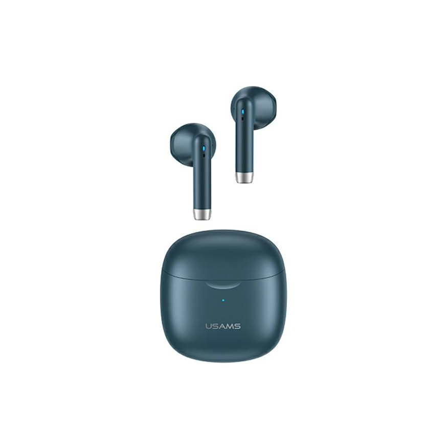 USAMS Ausinės Bluetooth 5.0 TWS IA series belaidės tamsiai mėlyna|dark mėlynas BHUIA03 (US-IA04)
