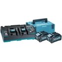Makita 191U00-8 XGT charger and battery set, 2x4.0 Ah batteries, fast charger, MAKPAC case (BL4040x2+DC40RB+MAKPAC case) Makita 191U00-8 XGT charger and battery set, 2x4.0 Ah batteries, fast charger, MAKPAC case (BL4040x2+DC40RB+MAKPAC case)