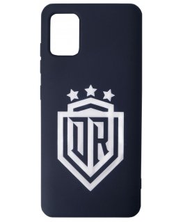 Evelatus Samsung Samsung A41 Soft Touch Silicone Case DR Logo N1 White Black